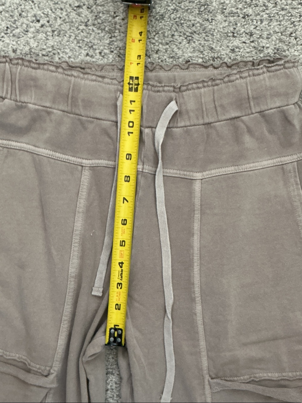 NWT Easel Wide-Leg Cargo Sweatpants ~ Mocha - Picture 7 of 9